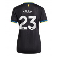 Stroje piłkarskie Manchester United Luke Shaw #23 Koszulka Trzeciej dla damskie 2025-26 Krótki Rękaw